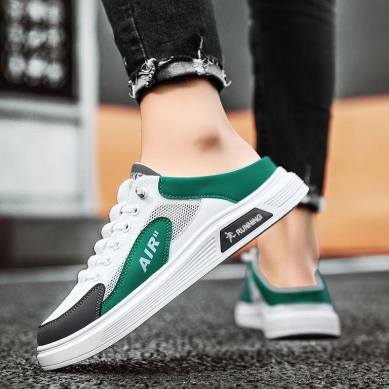 2024 Neue Herren Freizeitschuhe Mesh Atmungsaktive Sportschuhe Sommer Halbschuhe Herren Outdoor Strandschuhe Vielseitige Trendschuhe