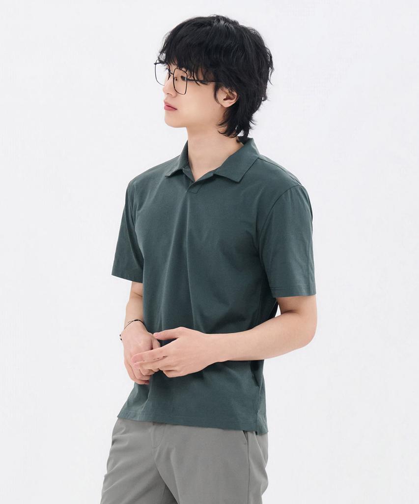 CHASECULT Men'S Cool Open Collar Short Sleeve T-Shirt-Fcrk5715E0C