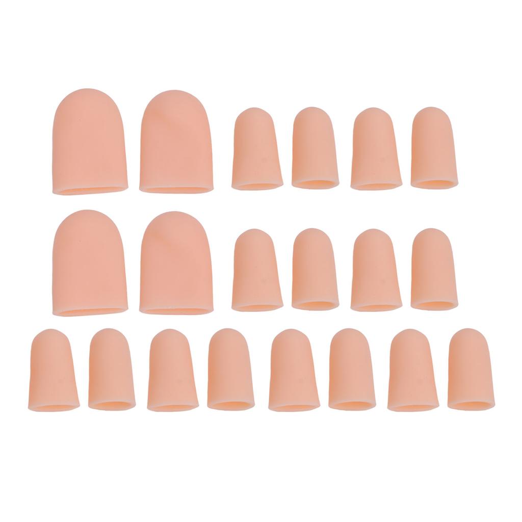 10 Pairs Toe Protector Men Women Silicone Pain Relief Toe Cap for Corns Callus Blisters Toenails Loss