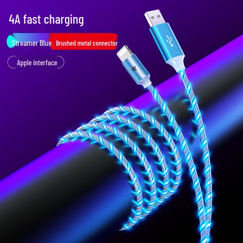 5A Fast Charging Rainbow Data Cable for Apple, Android, Type-C, Huawei, Oppo, Xiaomi, Vivo