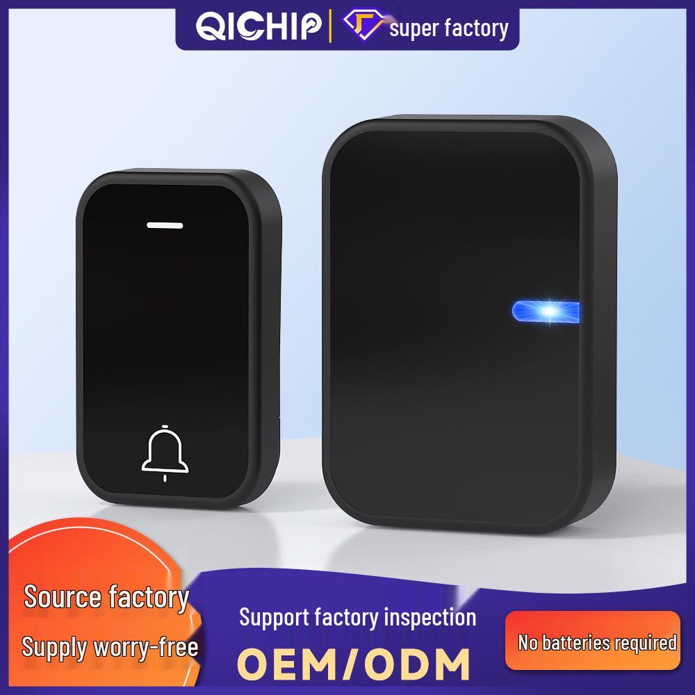 Wireless Battery-Free Waterproof Long-Distance Ding Dong Doorbell with Self-Powered 433 MHz Technology