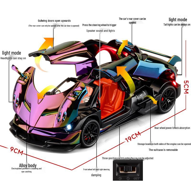 Pagani Huayra BC 1:24 Alloy Electroplated Model Car
