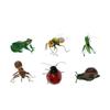 Handmade Realistic Animal Statue Clay Ornament for Decorative Lawn Garden Plant Pot Hanger Wall Decor