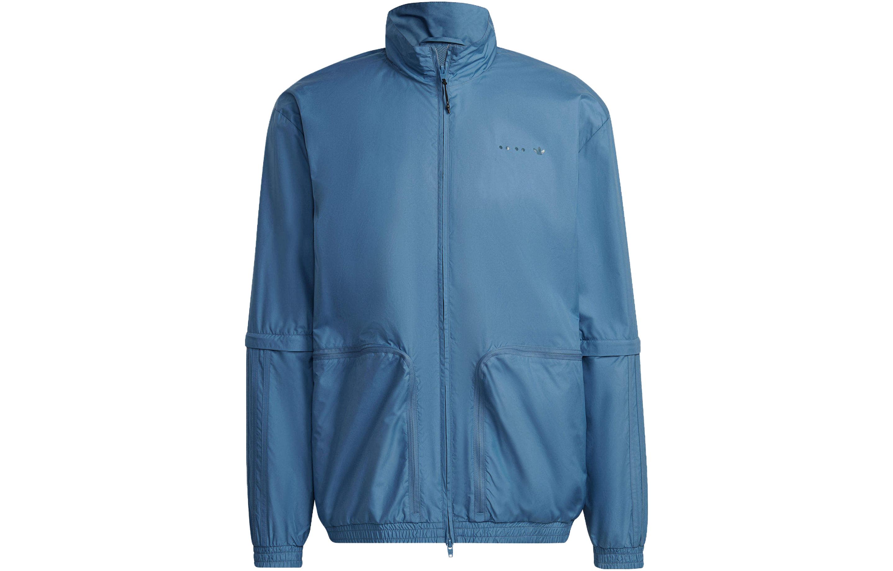 

Adidas Originals RECLAIM UTILITY Jackets Men s Blue Stand Collar Moderate Other HK2751 S