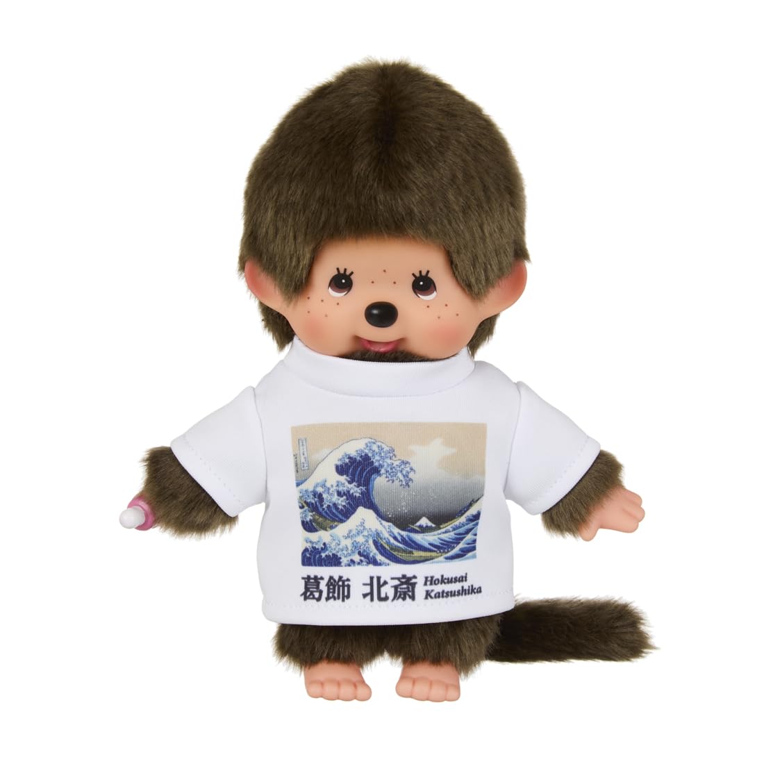 

Sekiguchi Monchhichi Плюшевая игрушка Monchhichi Мальчик Виды на гору Фудзи Большая волна Канагавы Monchhichi Monchhichi SEKIGUCHI Искусство! Тридцать шесть
