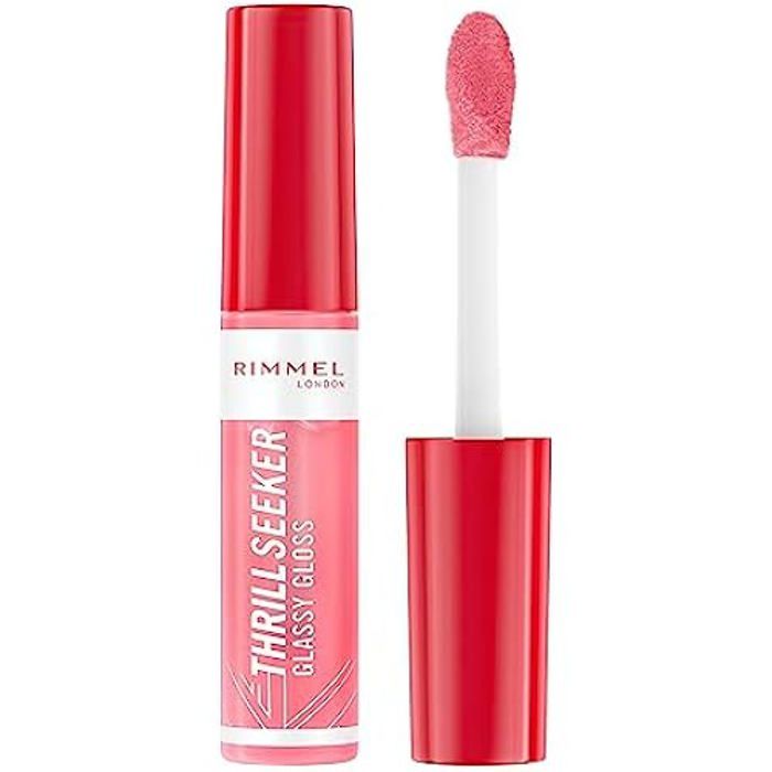 Gloss - RIMMEL - Thrillseeker Glossy Gloss 500 - Brillance vitreuse - Hydratation - Acide hyaluronique