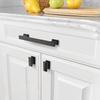 10 Pack Matt Black Cabinet Pulls 5 Inch(128mm) Hole Centers Cabinet Handles Kitchen Hardware Handle for Cabinets and Drawers