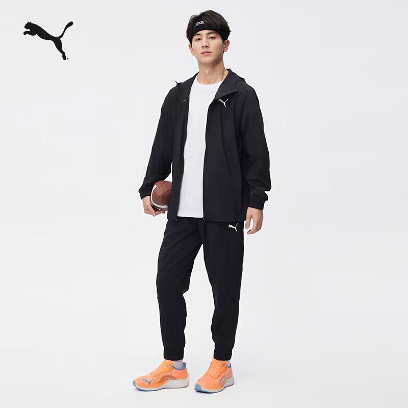 PUMA Men s Lightweight Running Training Cuffed Joggers S чёрный