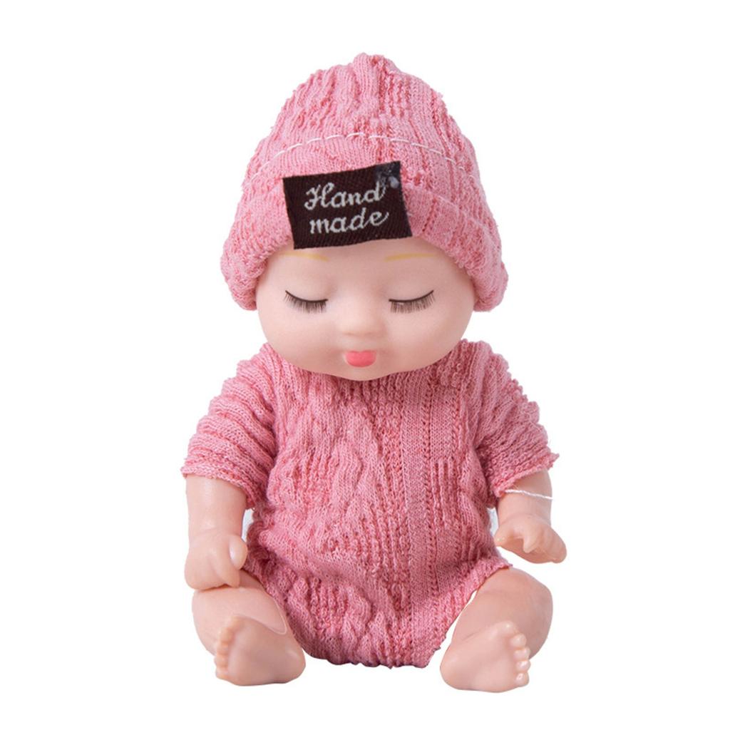 4 Inch Baby Dolls 6pcs Set Realistic Baby Dolls Toys With Cute Doll Clothes For Suitability Kids 3 And Up