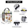 Avocado Bread Cup Bottle Breakfast Insulated Lunch Bag for Women Cooler Thermal Food Box Tote Leakproof Lunch Boxes Container
