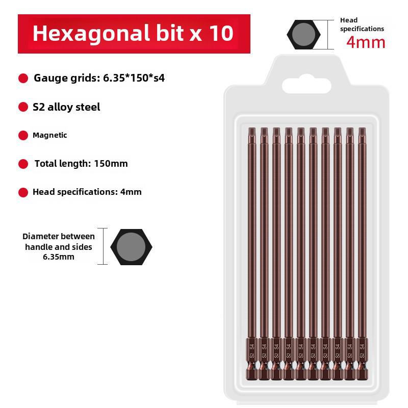 Sada elektrických šroubovacích bitů Qingwei S2 Strong s magnetickou šestihrannou rukojetí