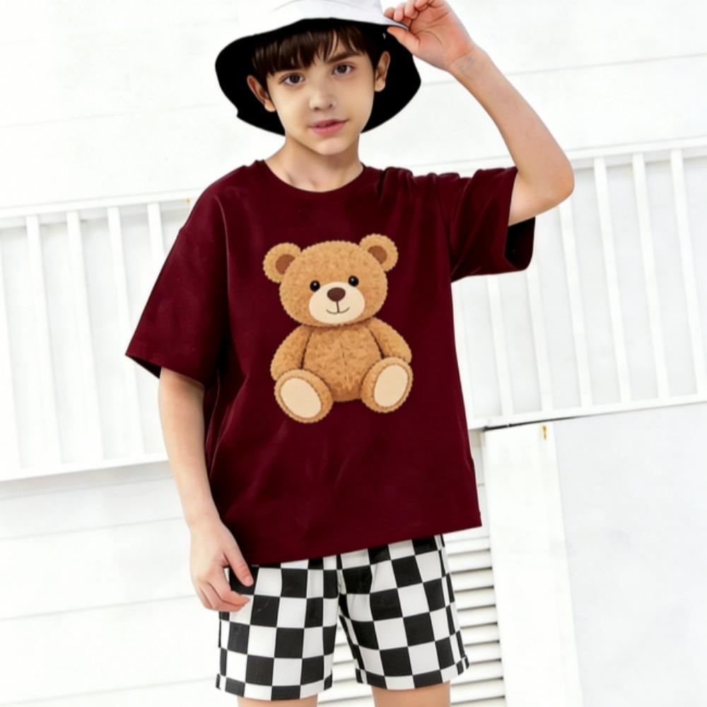 Cartoon 67 Printed Kids T-shirt and Shorts 2 Piece Set Summer Casual Outfit for Boys and Girls Kids Clothing