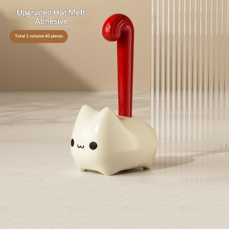New Tearable Roll Paper Sticky Roller Dust Wiper Pet Hair Clothes Carpet Tousle Remover Portable Replaceable Cleaning Brush Tool