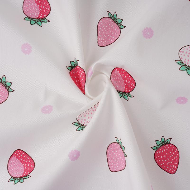 Pure Cotton Cartoon Printed Fabric for Summer Dress Bedding Children's Pajamas Handmade DIY Sewing Fabrics 0.5m/1m/2m