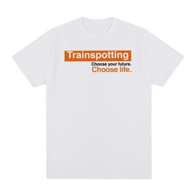 Trainspotting Vintage T-shirt Ταινία Choose Life 90s 80s Βαμβακερό Ανδρικό T-shirt Νέο T-shirt Γυναικεία Μπλούζες