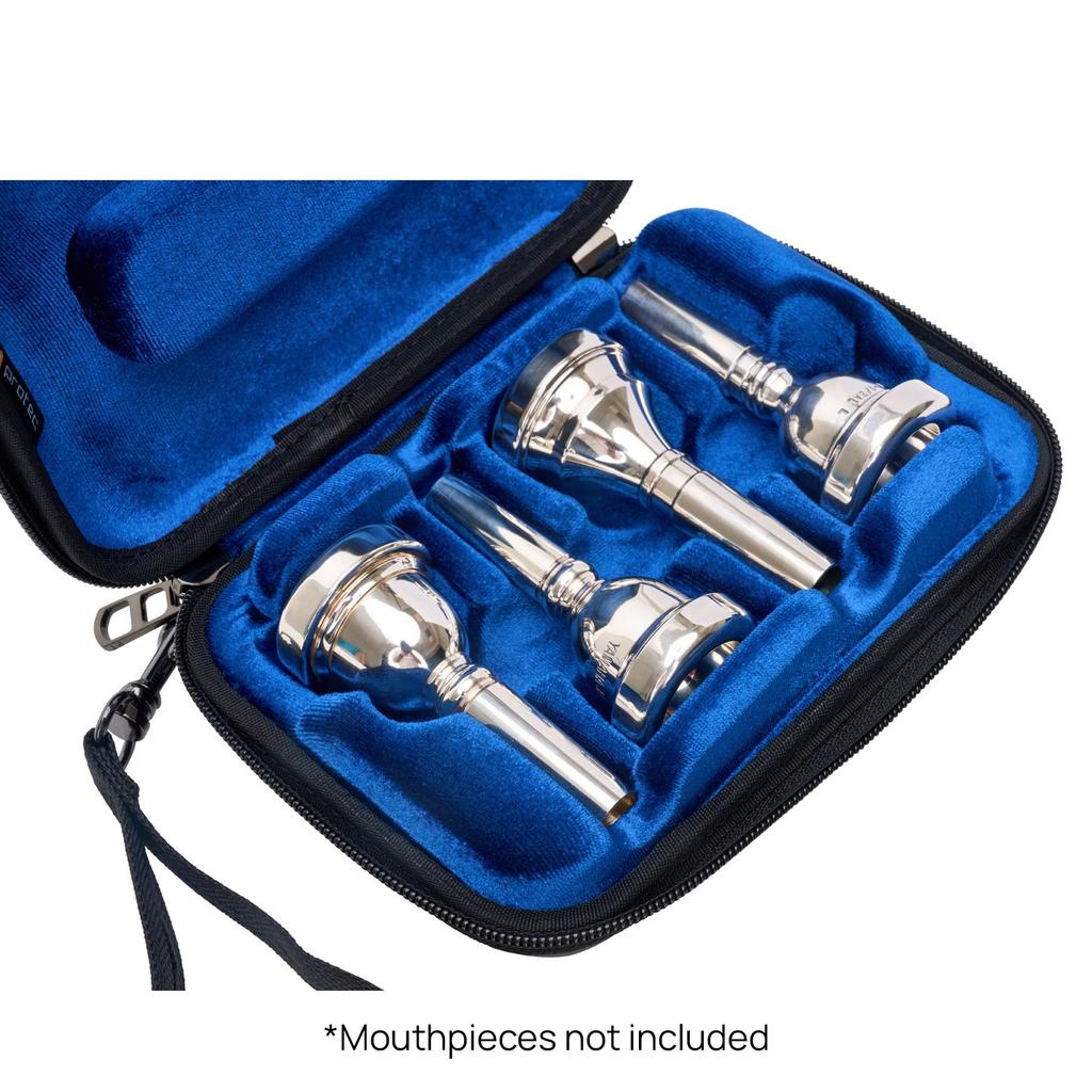 Protec ZIP TromboneEuphonium Mouthpiece Case (4-piece), Black, Model BM222