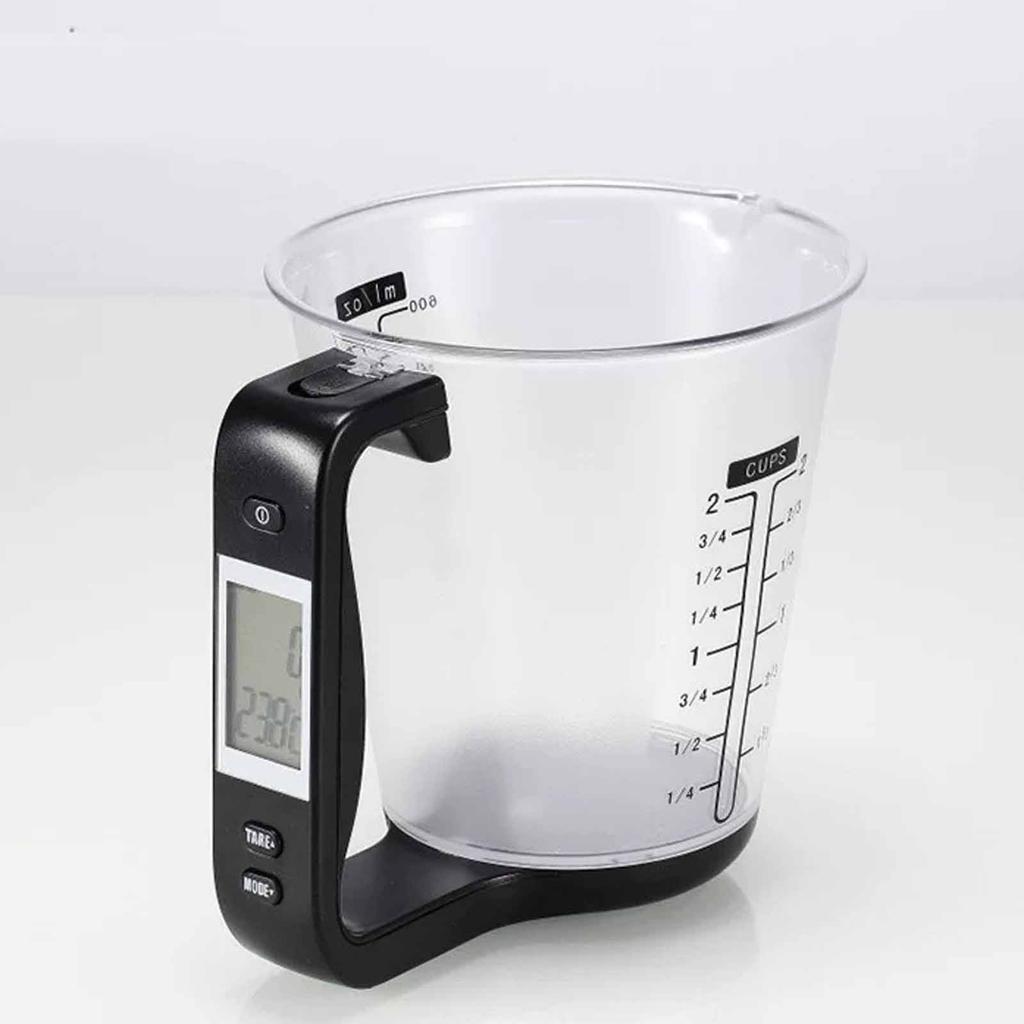 Multifunktionale digitale Messbecherwaage, Messung von Lebensmittel- und Flüssigkeitsvolumen, Küchenback- und Kochwerkzeug