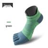 Calzini da Corsa Unisex a Cinque Dita CoolMax: Anti-Abrasione, Asciugatura Rapida, Lycra, Spesso, Design a Dita Separate per lo Sport