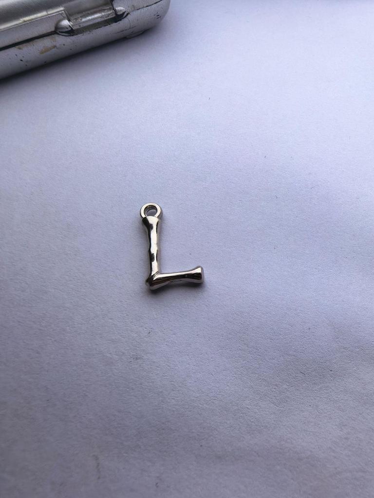 European & American Copper Bamboo Letter Pendants - Elegant, Versatile Jewelry Accessories