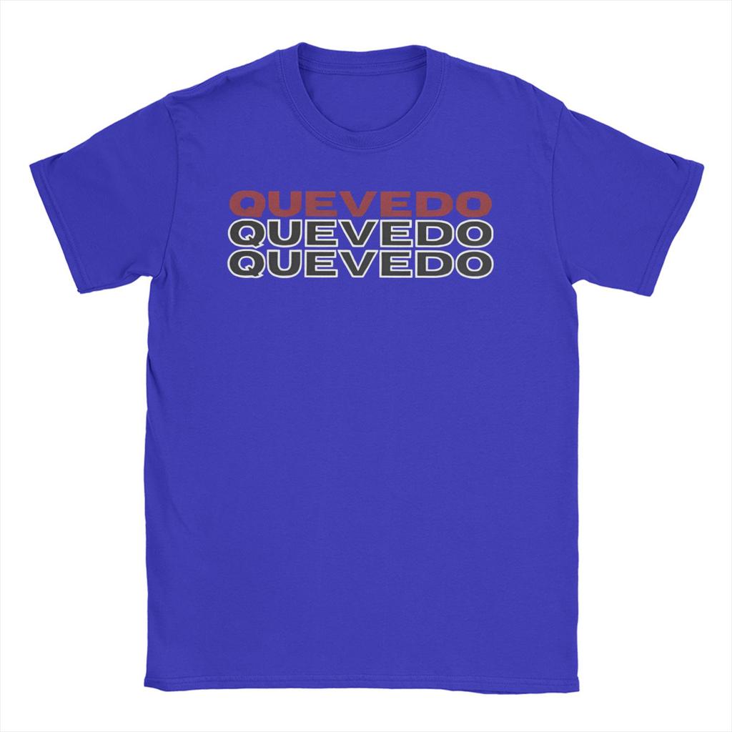 QUEVEDO Tour 2025   T Shirt Men Cotton Amazing TShirt Crewneck    Hip Hop   Tees Short Sleeve Tops Big Size