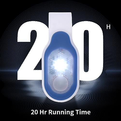 Mini USB Charging Silicone Magnet Light Outdoor Sports LED Riding Backpack Warning Light Magnet Lavalier Light, Blue