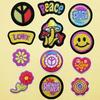 12 Embroidered Cloth Stickers, Cartoon Animal Flower Embroidery Stickers, Patch Holes, Decorative Stickers, Patch Stickers