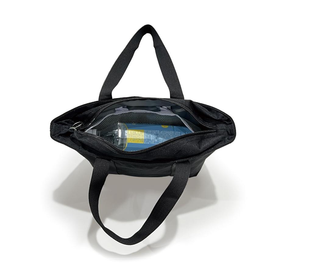 Rootote 6420 Solid Color Easy Insulated Lunch Tote Bag PT ThermoKeeper Lunch Basic-D (01 Black)