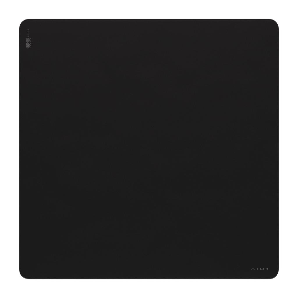 AIM1 MURAKUMO Glass Gaming Mouse Pad, Control Type, 500x500mm, Black