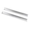 2pcs 304 Stainless Steel Drawer Cap Slip On Door Drawer Edge Guard for 0.75in Thick Doors Drawers