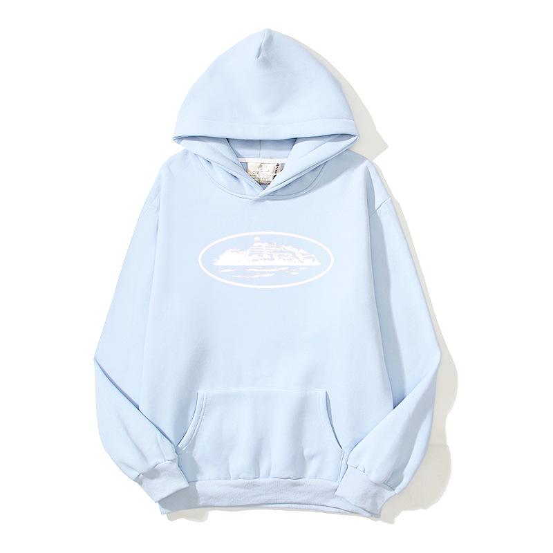 Corteiz Alcatraz Unisex Volný Streetwear Set s mikinou a tepláky