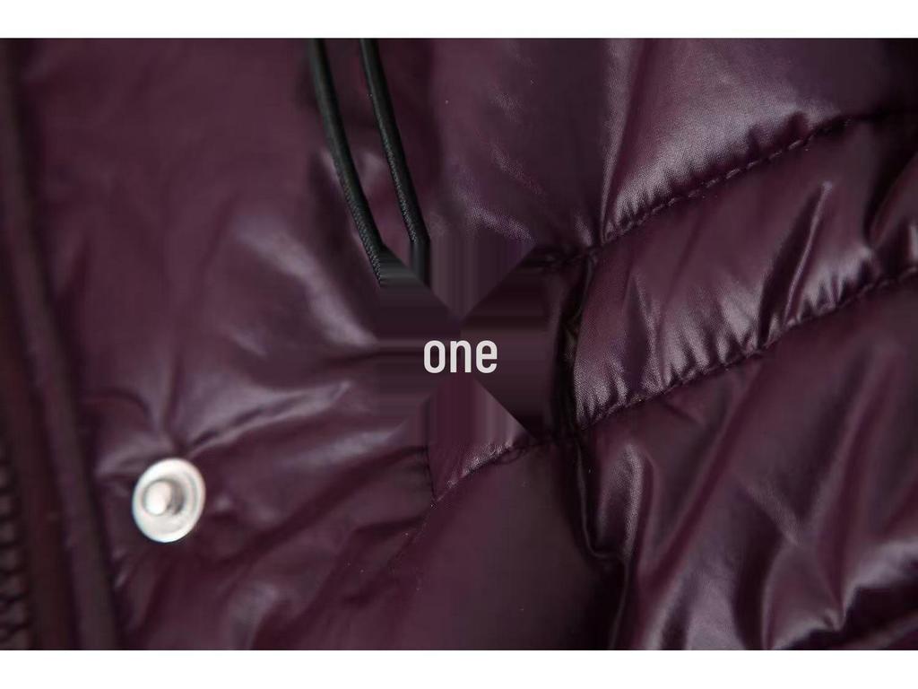 Available Now: 2024 Winter Deep Red Zipper Cotton Jacket with Stand-up Collar - European & American Style Warm Coat.