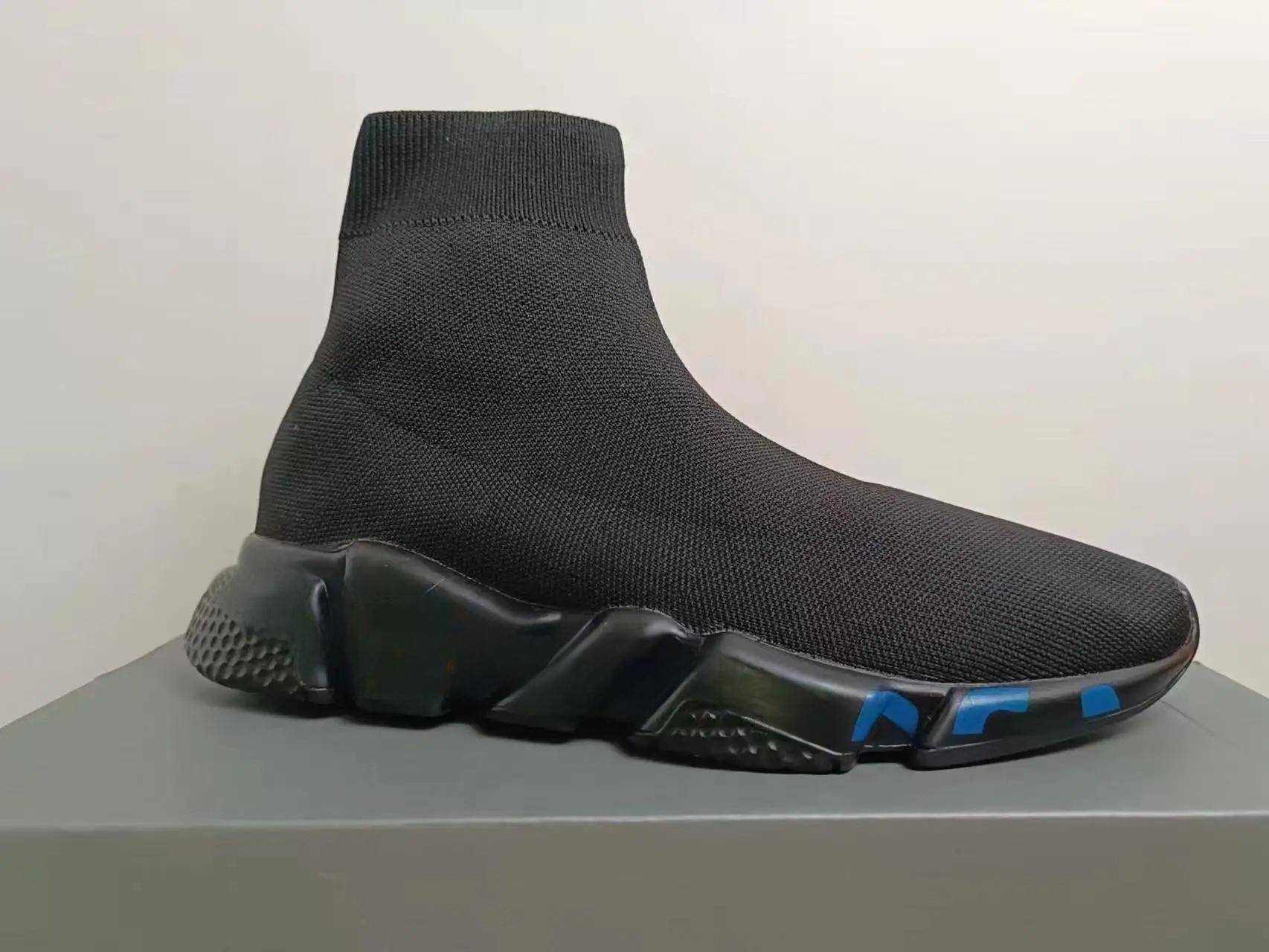 Paar Socken Schuhe Herren Faulenzer Trainer Speed Trainer Grenzüberschreitende Station Pariser Stil Freizeit Schuhe für Erwachsene im Sommer 38