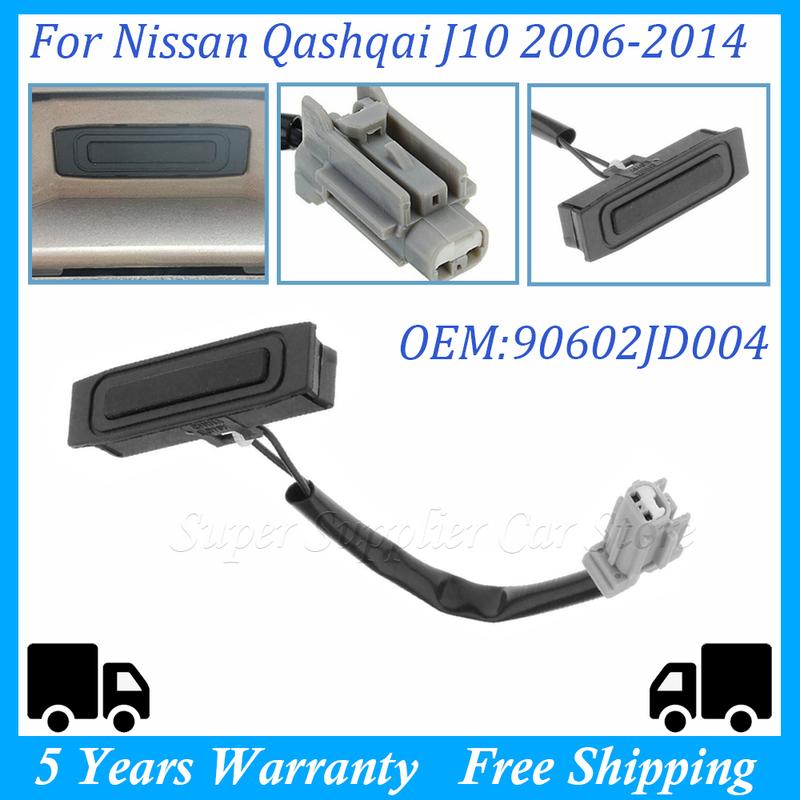 New 1PC Car Tailgate Release Button Switch Fit For Nissan Qashqai J10 2006-2014 90602-JD004 90602-JD00B 90602JD004 90602JD00B