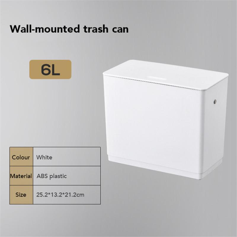 

1 шт. съемный кухонный шкаф подвесной мусорный бак дверной настенный держатель для рулонной бумаги Without tissue box белый