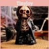 New Halloween Skeleton Decoration Standing Figure Creative Scary Mask Resin Craft