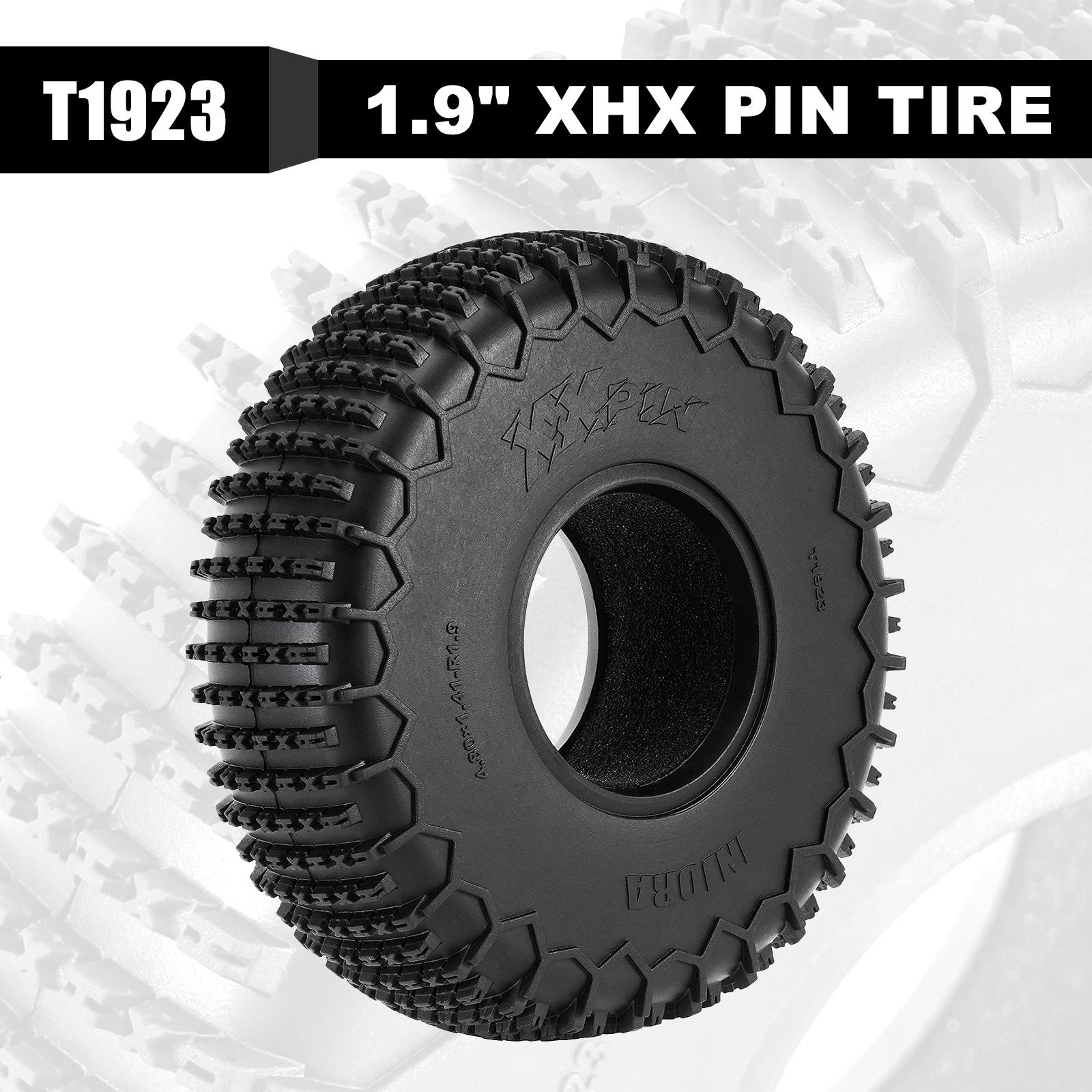 

INJORA S5 122*36mm 1.9 XHX Pin Wheel Tires for 1/10 RC Crawler Car (T1923)