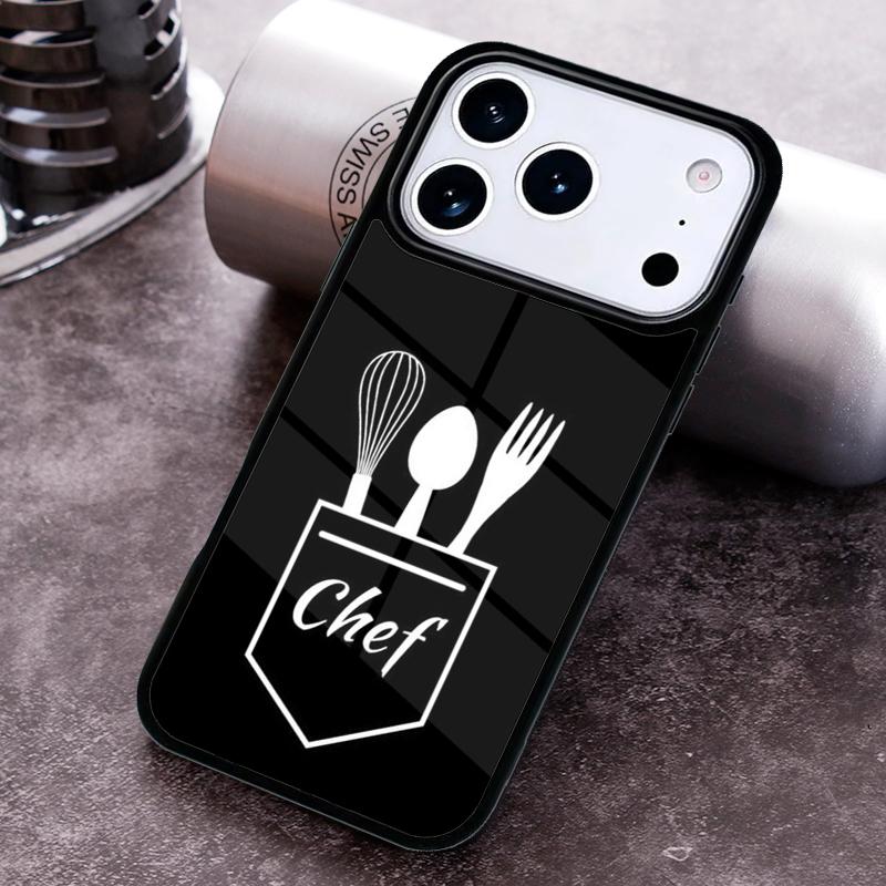 Love Baking Chef Knife print Phone Case for iPhone 17 16 15 Pro Max Air 14 13 12 11 Plus Shockproof Capa Cover