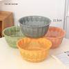 Vegetable Washing Colander: Double-Layer Draining Basket for Kitchen Use