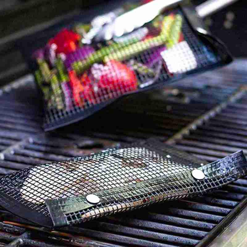 Buy Non-stick Bbq Mesh Grill Bag High Temperature Barbecue Baking Mat Pad Z7A7 at affordable prices, price 7 USD — 📦free shipping, ⭐real reviews with photos — Joom