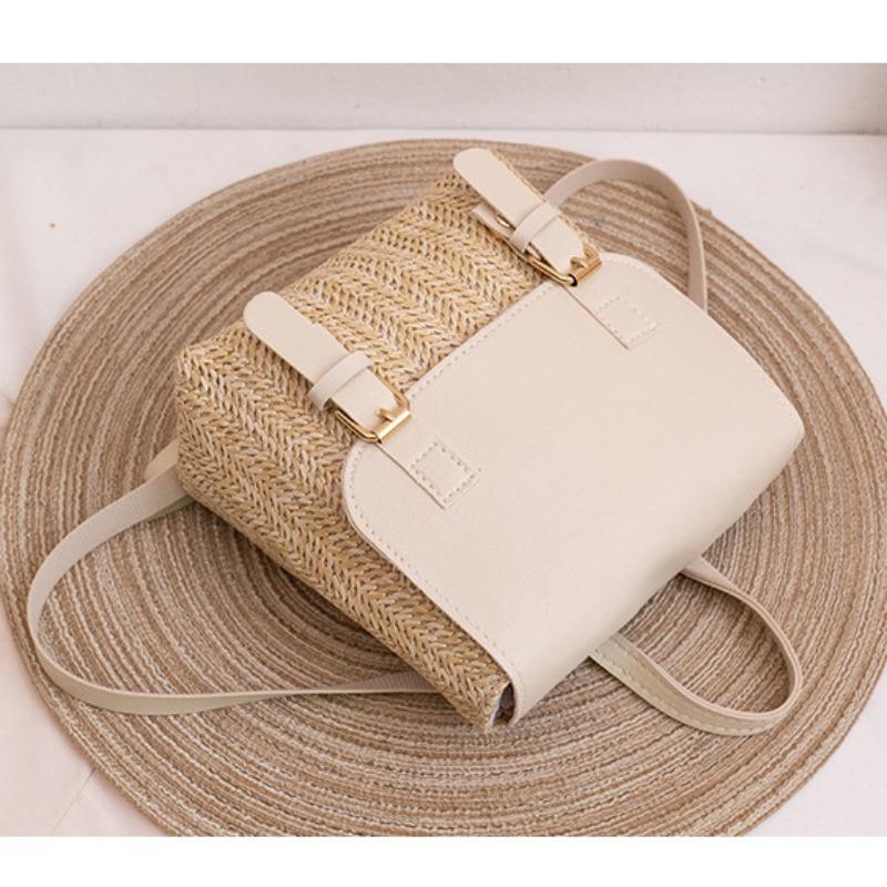 Rucsac, Geantă de damă, Rucsac de capacitate mare, Geantă țesută, Rucsac simplu