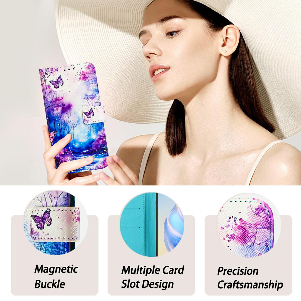 Für ITEL A80 4G A50 A48 RS4 S24 P55 Plus A70 A05S S23Plus S18 P40 Ledertasche mit magnetischem Portemonnaie und Kartenhalter Flip Folio Cover mit Ständer Schutzhüllen