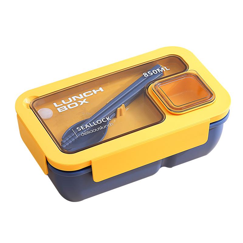 Microwavable Portable Bento Lunch Box - Student & Office Use