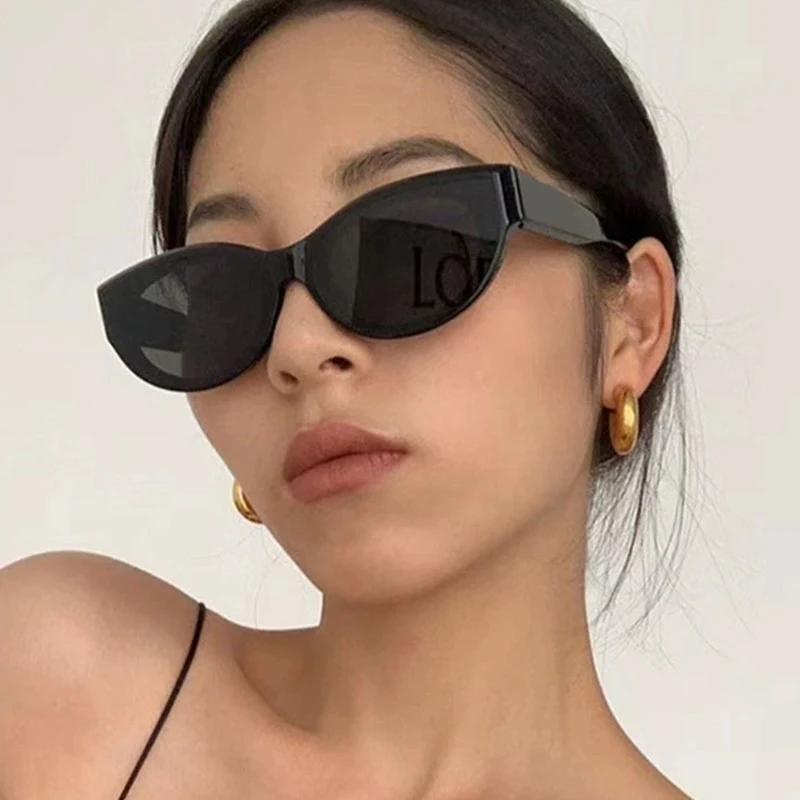 Fashion Small Cat Eye Sunglasses Vintage Brand Designer Sun Glasses Female Travel Eyewear Uv400