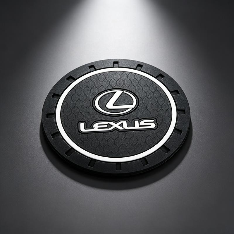 Posavasos Antideslizante para Coche Ranura para Taza de Agua Cojín Antideslizante Accesorios Para Lexus IS250 IS200 CT200h GS300 LS430 RX450h LX570 IS300 ES RX LS