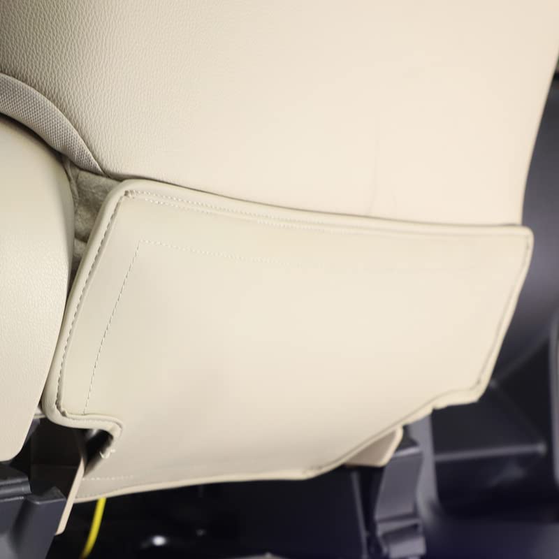 METYOUCAR Kick Guard Seat Back Mats for the New Toyota Sienna Lower Kick Guards for Driver and Passenger Faux Leather Protective Mats and Easy to