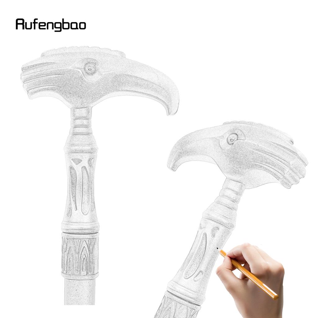 Bengala de cobre decorativa de luxo para cosplay, bengala de águia, bengala elegante e fashion para cosplay, liga de báculo, bengala vintage de 93 cm