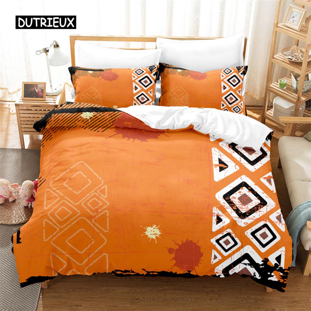 Kunstmuster Bettwäscheset Bettbezugset 3D-Bettwäsche Digitaldruck Bettwäsche Queen-Size-Bettwäscheset Modisches Design