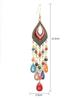 Women and Girls Fashion Dangler Earrings | Gold Plated Long Beaded Tassel Earrings Bohemia Dangler Earrings