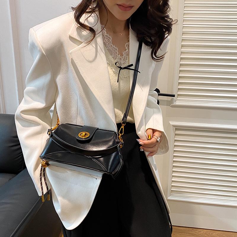Small Square Bag Women's 2025 New Autumn and Winter Portable Shoulder Messenger Bag Fashion Trend Exquisite Women's Bag