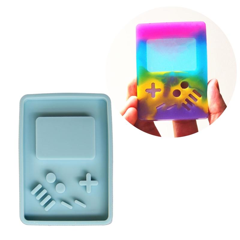 Square Silicone Epoxy Resin Mould Keychain Mold Resin Casting Epoxy Quicksand Silicone Molds for Pendant Jewelry Crafts